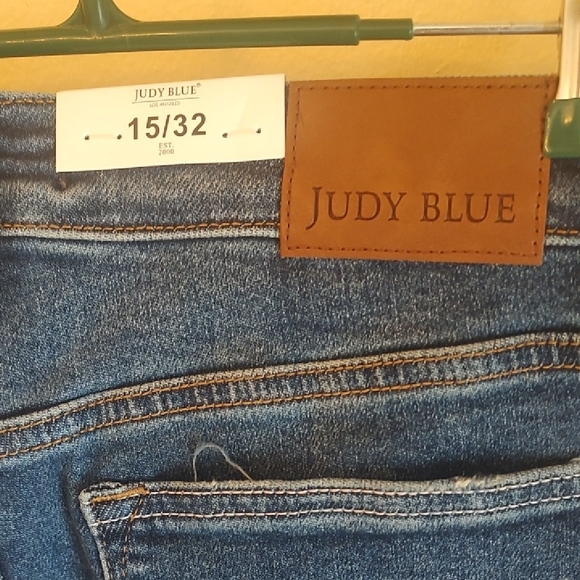 Judy Blue Dark Wash Straight Leg Jeans - Picture 7 of 11